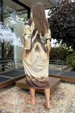 Made in Italy Ezra T Shirt Midi Dress Boho Bison & Zebra